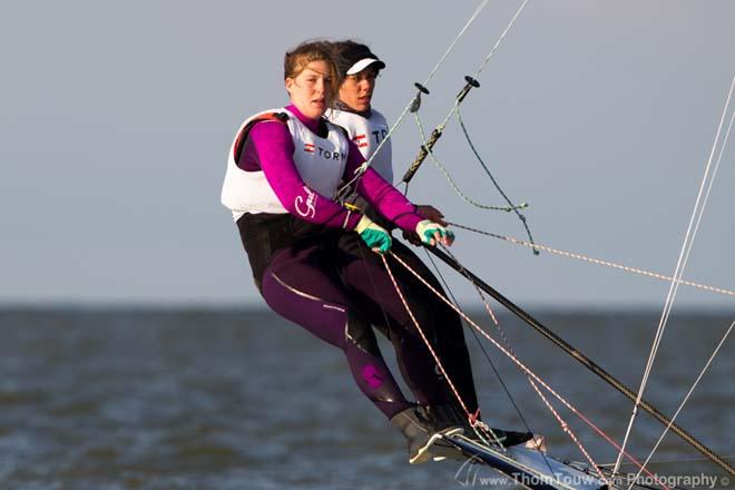 2013 Delta Lloyd Regatta - 49er FX © Thom Touw http://www.thomtouw.com